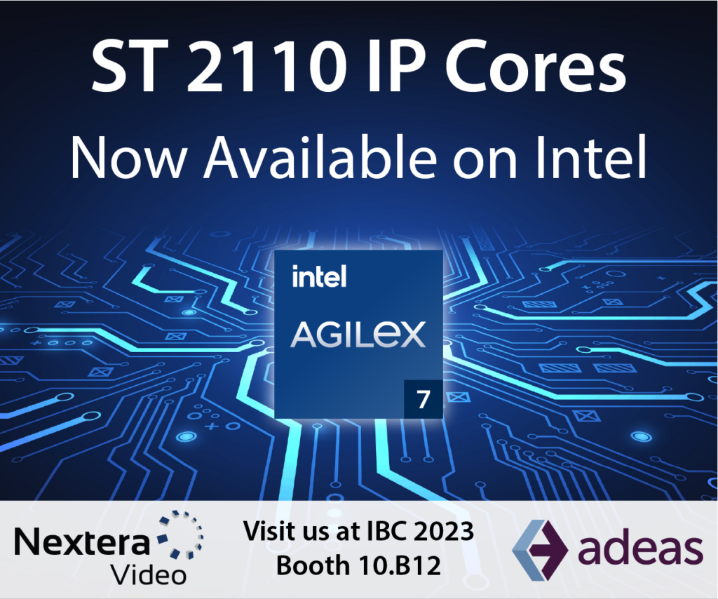 Nextera Adeas Intel ST 2110 FPGA Cores
