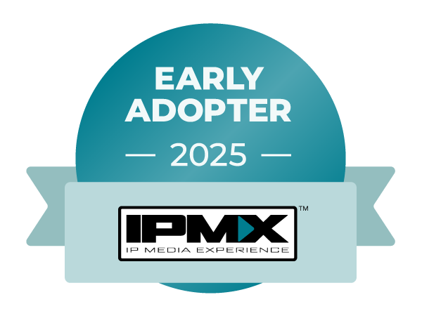 Nextera Video IPMX Early Adopter Badge