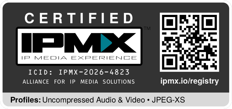 Nextera Adeas IPMX IP Core Reference Design IPMX Certified